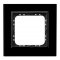 Ospel SONATA Ramka pojedyncza, 4 mm, czarne szkło KOD R-1RGC/32/25