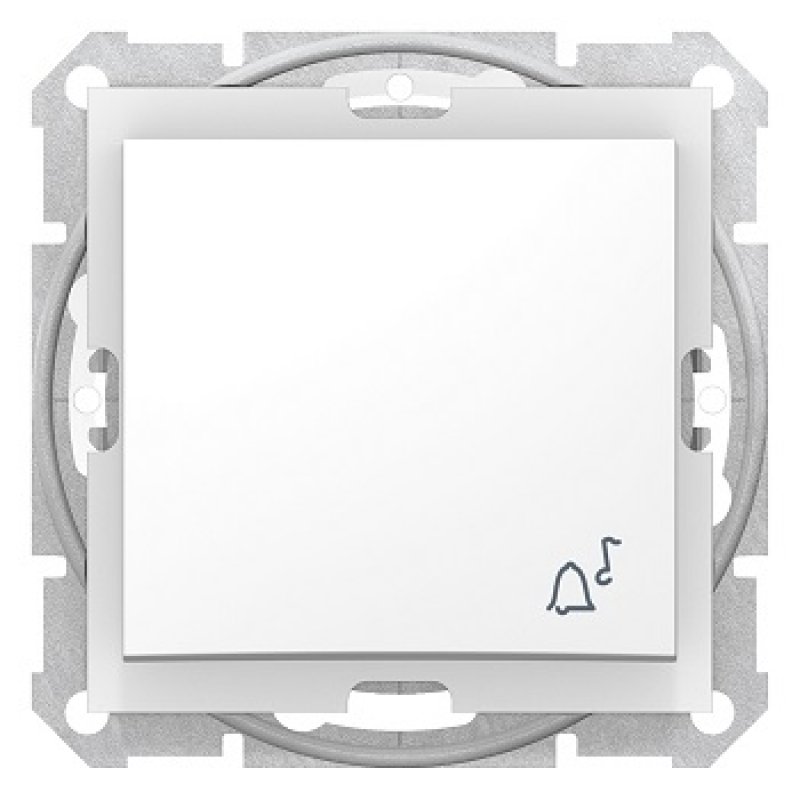 SCHNEIDER ELECTRIC SEDNA Przycisk "Dzwonek", IP-44, biały KOD SDN0800321