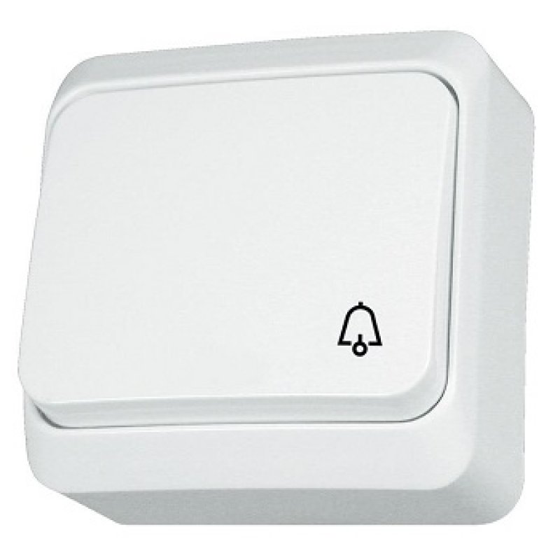 SCHNEIDER ELECTRIC PRIMA Przycisk natynkowy "Dzwonek", biały KOD WDE001012