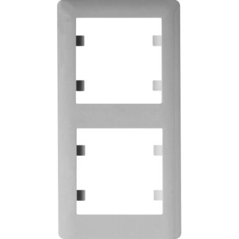 HAGER LUMINA Ramka 2-krotna, pionowa, biała KOD WL5120