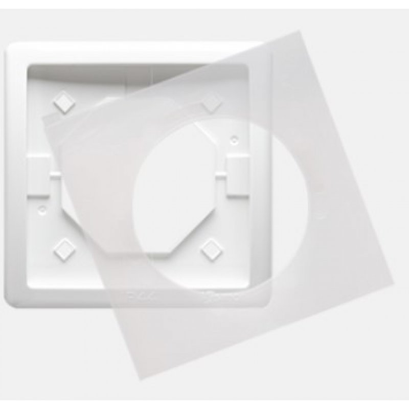 KONTAKT SIMON, Basic Moduł, Ramka 1-krotna, IP44, BIAŁA Kod: BMR1B/11