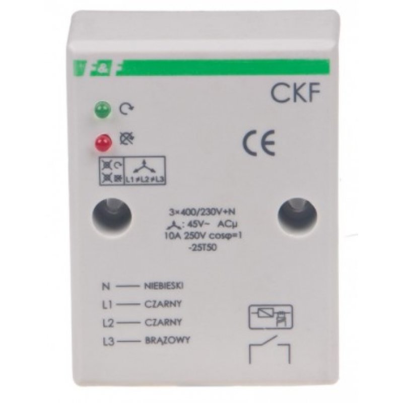 F&F CKF Czujnik kolejności i zaniku fazy Kod CKF