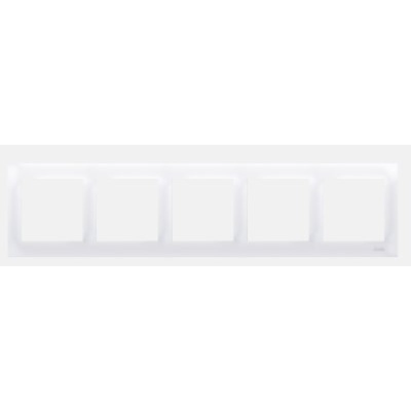 KONTAKT SIMON, Simon 54, Ramka 5-krotna, uniwersalna BIAŁA Kod: DR5/11