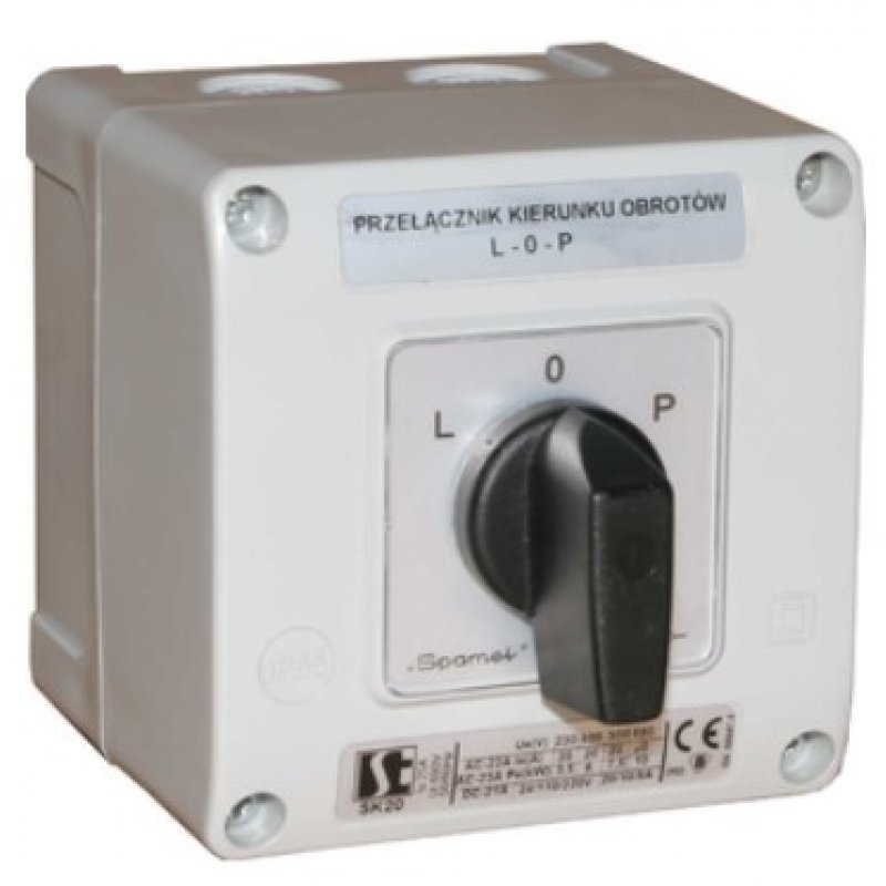 Spamel SK16 OB11 Łącznik krzywkowy w obudowie 3 biegunowy KOD SK16-2.8211-OB11