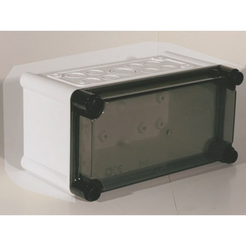 ELEKTRO-PLAST Skrzynka kompletna Z-0/0 Z P-0 transparentna, 280x140x151mm, IP54, biała KOD 0 40