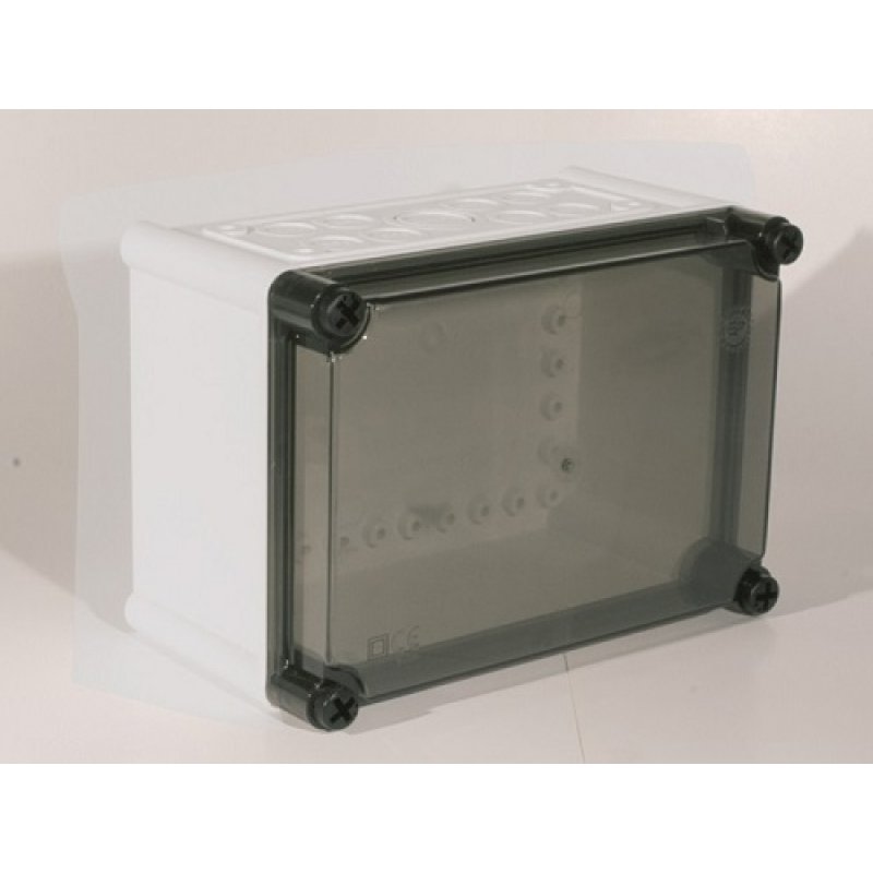 ELEKTRO-PLAST Skrzynka kompletna Z-1/0 Z P-1 transparentna, 280x200x151mm, IP54, biała KOD 0 77
