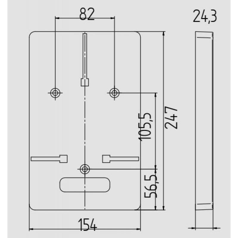 Elektro Plast 1F Tablica licznikowa 1-fazowa Kod 0101-00 