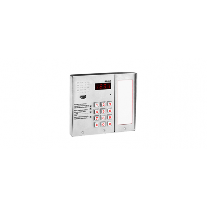 MIWI-URMET Basic Cyfrowy panel z klawiaturą i oknem opisowym KOD: 1062/101D