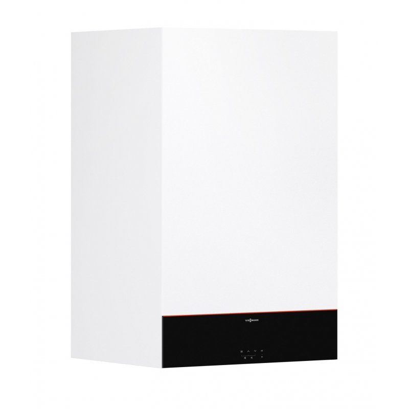 Viessmann Vitodens 111-W 25 kW B1LG Kocioł kondensacyjny, moc 3,2-25kW z zasobnikiem warstwowym 46l wraz z armaturą przyłączeniową kod Z030970