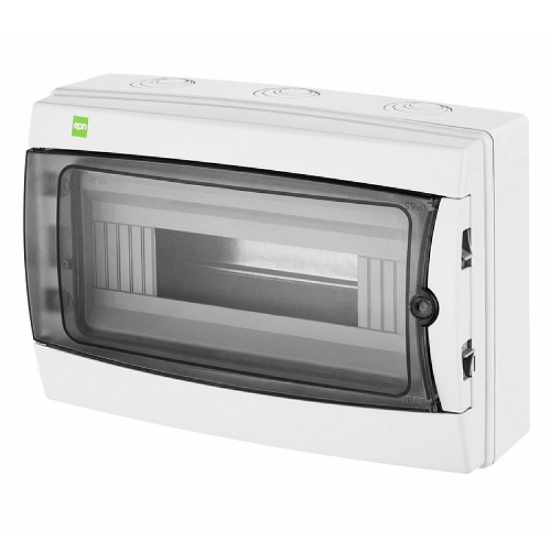 ELEKTRO-PLAST GALANT PLUS Rozdzielnica natynkowa RN 1x12 (12 modułowa), IP 65, N+PE KOD 1603-01