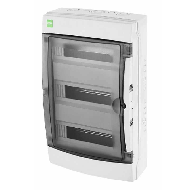 ELEKTRO-PLAST GALANT PLUS Rozdzielnica natynkowa RN 3x12 (36 modułowa), IP 65, N+PE KOD 1607-01