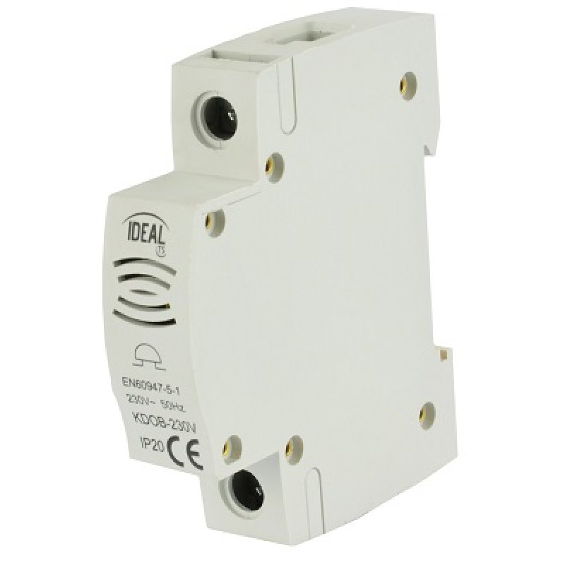 KANLUX Dzwonek modułowy na szynę TH35 KDOB, 230V, 78dB KOD 23261