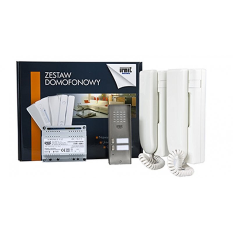 Miwi-Urmet URMET/MIWUS Zestaw domofonowy anologowy dwurodzinny Kod 5025/312 