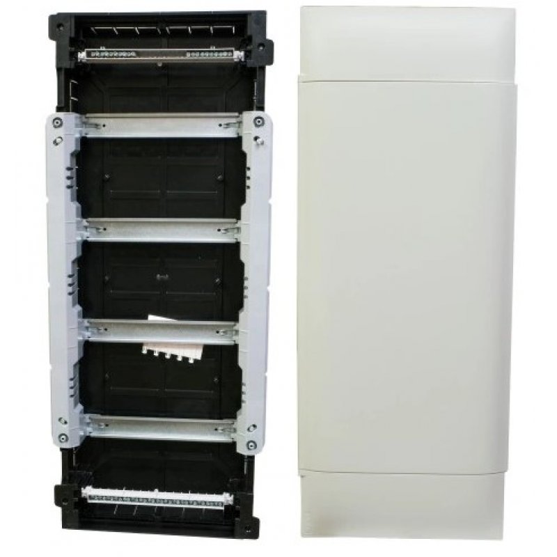 LEGRAND practibox S, Rozdzielnica wnękowa, 4x12 z drzwiami białymi p/t KOD: 135364 