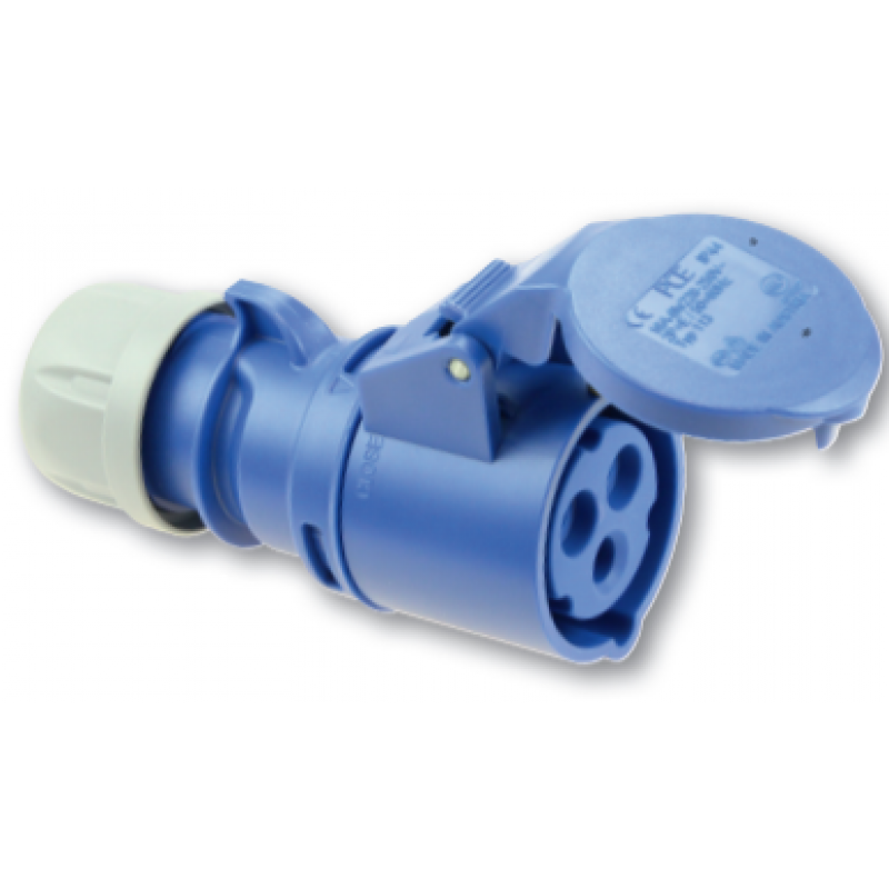 PCE Shark Gniazdo przenośne 32A 230V 2P+Z IP44 Kod 223-6