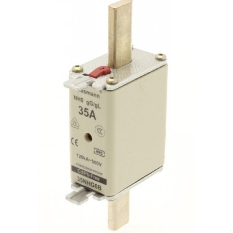 Eaton Wkładka bezpiecznikowa NH FUSE 35A 500V GG/GL SIZE 0 Kod 35NHG0B