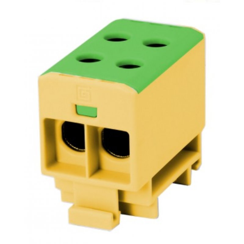 SIMET MAA2035Y10 żółto-zielony Złączka szynowa gwintowa rozgałęźna AL/CU / 2,5-35 mm2 Kod 89797009 