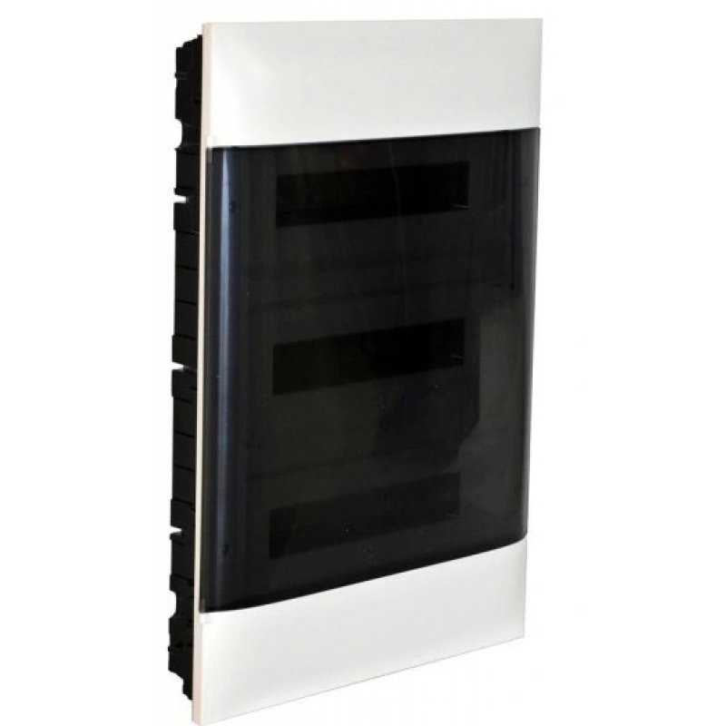LEGRAND practibox S, Rozdzielnica wnękowa, 3x12 z drzwiami przeźroczystymi p/t KOD: 135373