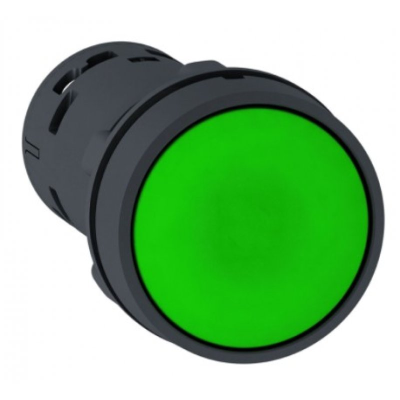 Schneider Electric Harmony XB7 Przycisk płaski zielony z samoczynnym powrotem bez oznaczenia Kod XB7NA31