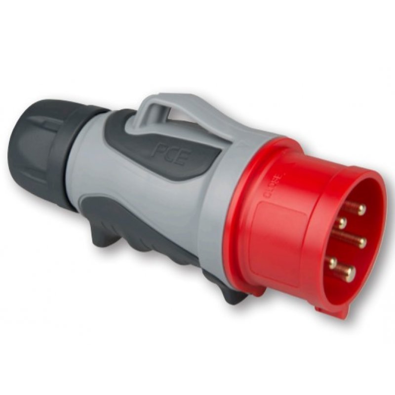 PCE Grip Wtyczka przenośna 16A, 3P+Z+N, 400V, IP44/IP54 KOD: 0153-6TT