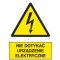 Trytyt Znak elektryczny ostrzegawczy NIE DOTYKAĆ URZĄDZENIE ELEKTRYCZNE Kod ZEO/A-1