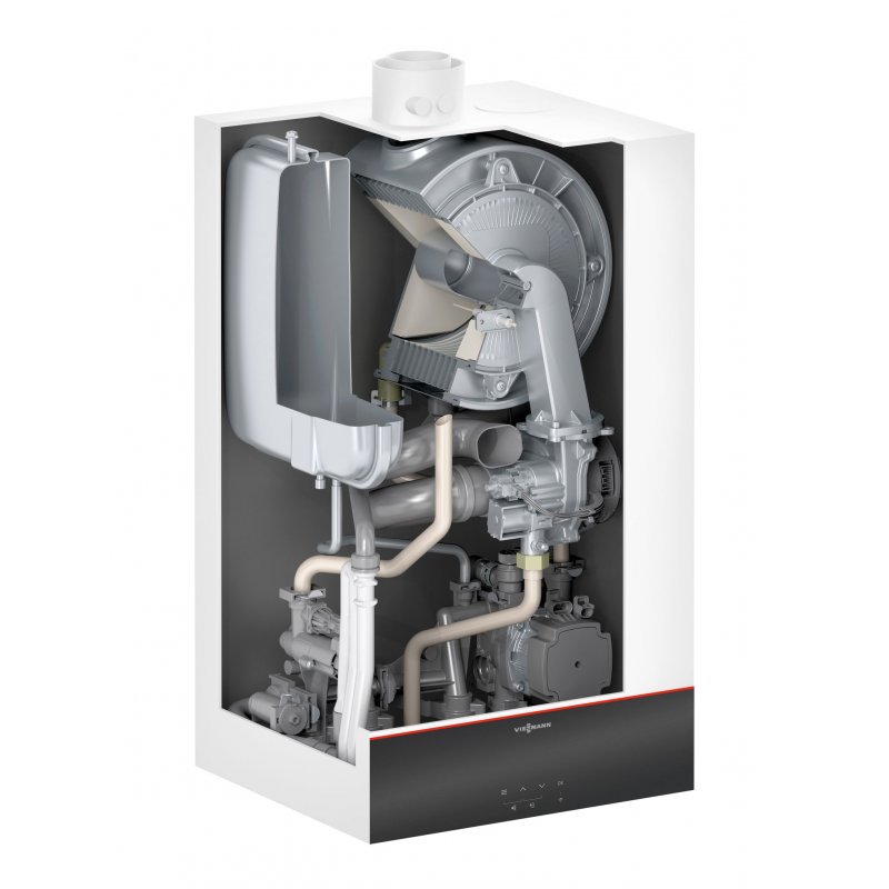 Viessmann VITODENS 100-W 25 kW Pakiet Kocioł + zasobnik Vitocell 100-W Typ CUGA o pojemności 100l kod Z031459 