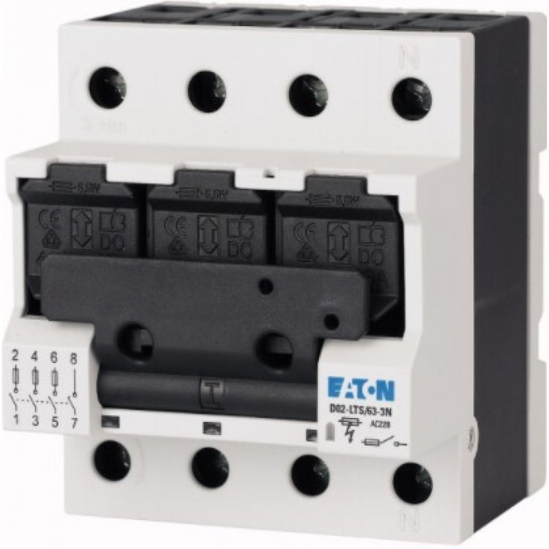 EATON D02-LTS/63-3-HK Rozłącznik izolacyjny, 63AV, 3b, D02 Kod 114322