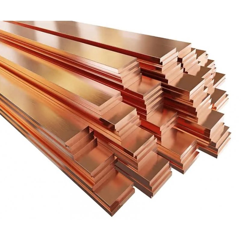 Profmetkol Miedziany płaskownik 40x10mm, w odcinku o długości 4m