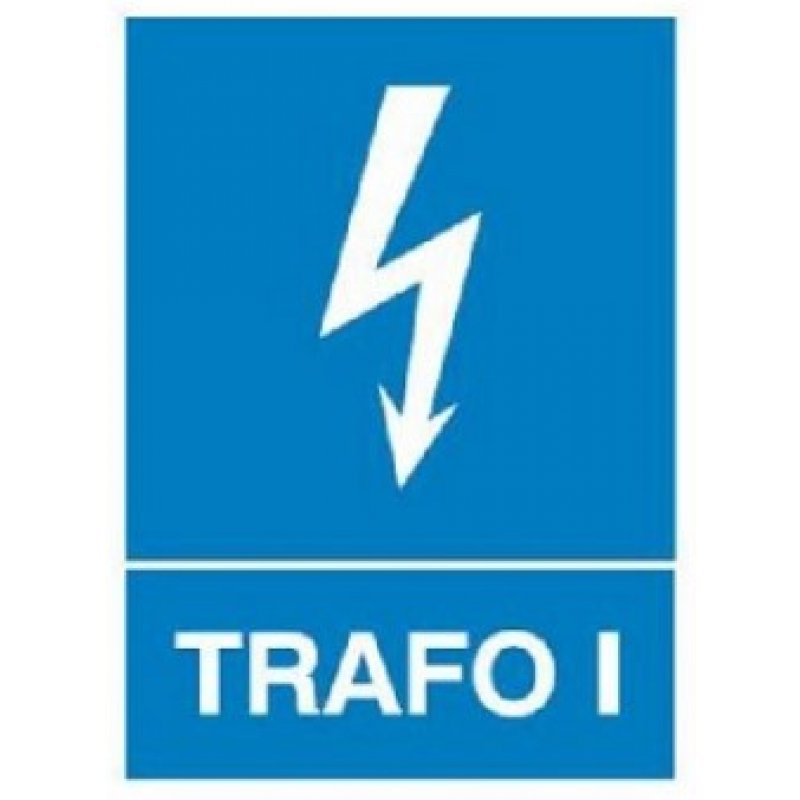 Trytyt Znak elektryczny informacyjny TRAFO I Kod ZEI/A-15