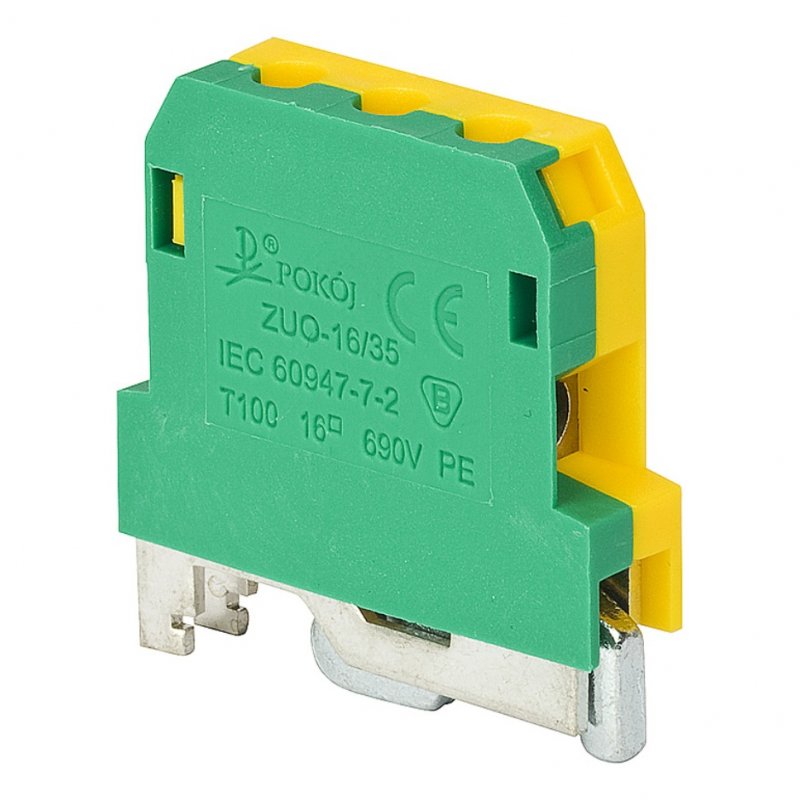 POKÓJ ZUO-16/35 Złączka ochronna, przekrój 16mm2, 690kV kolor żółto-zielony KOD: A11-5E3Z