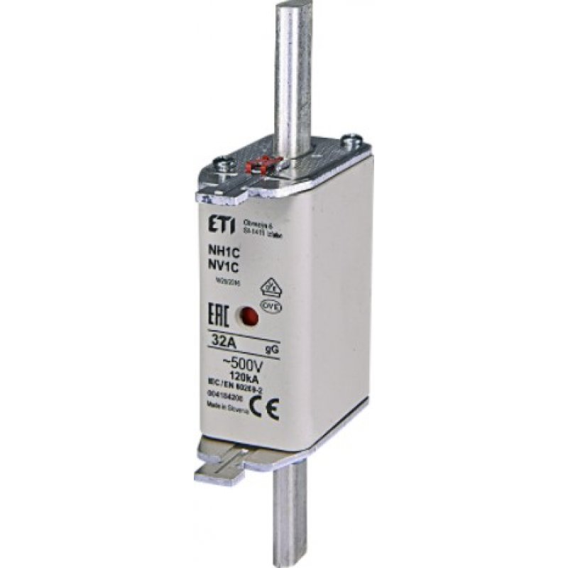 ETI Wkładka topikowa zwłoczna Kombi NH1C gG 32A/500V Kod 004184208