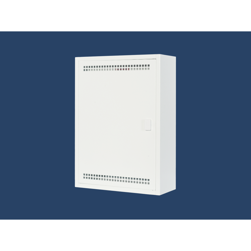 KARWASZ MRN-2 Multimedialna rozdzielnica natynkowa, IP-30, patch panel, płyta montażowa perforowana 255x480x100, KOD MRN-2 