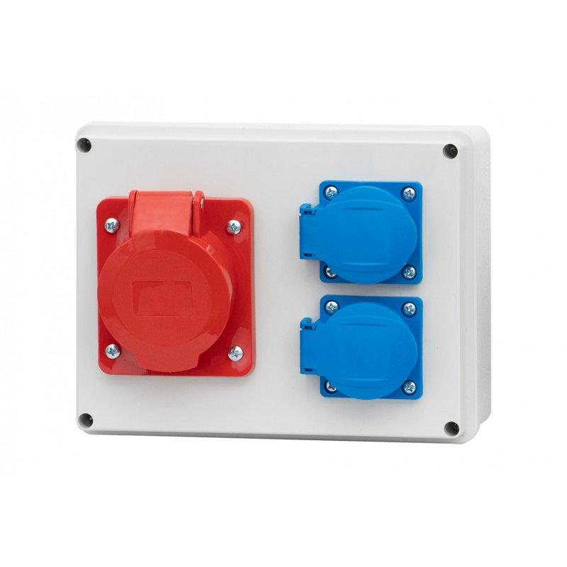 ONNLINE R-190 Rozdzielnica, 16A 5p, 2x230V KOD: F3.0085