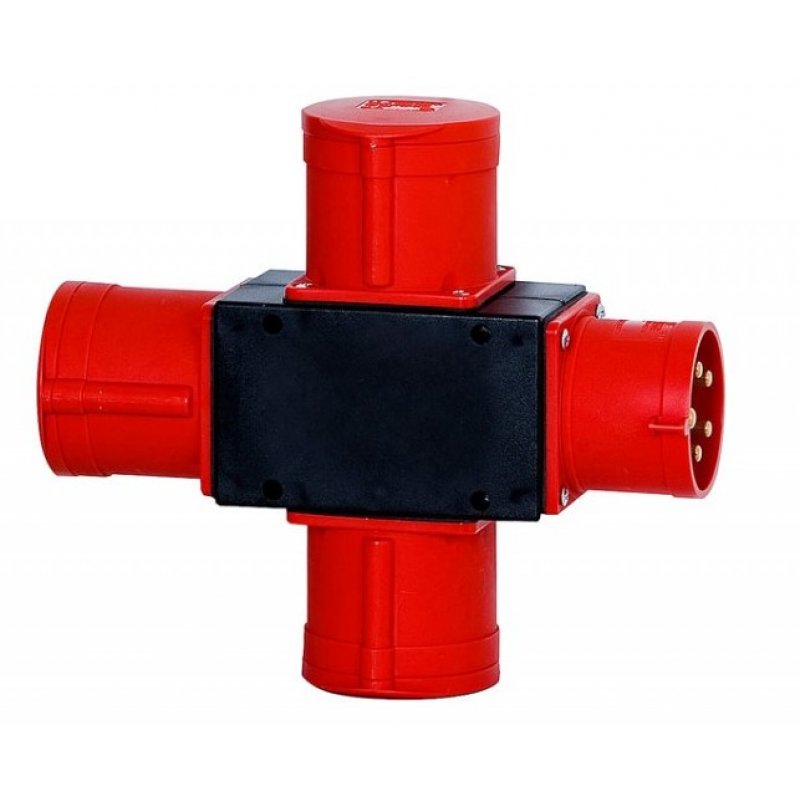 ONNLINE PARMA Rozdzielnia wtyczka 32A 5p, gniazda 3x32A 5p, KOD: F3.0113