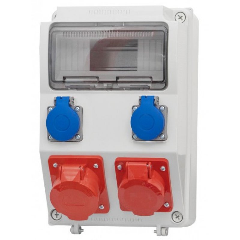 ONNLINE CAJA Rozdzielnica, 16A/5P, 32A/5P, 2x230V, 9 modułów, KOD: F3.0245