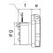 PCE Gniazdo tablicowe 1F P-Nova, 16A, 230V, 2P+Z z bolcem, IP54, KOD 104-0B 