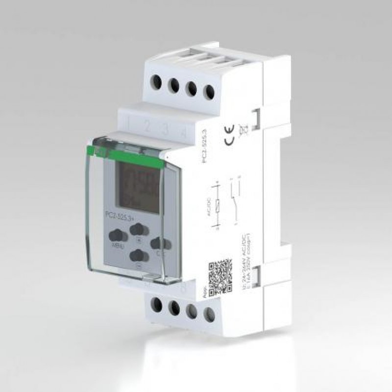 F&F PCZ-525 Zegar astronomiczny, jednokanalowy, z przerwą nocną, NFC KOD PCZ-525.3 
