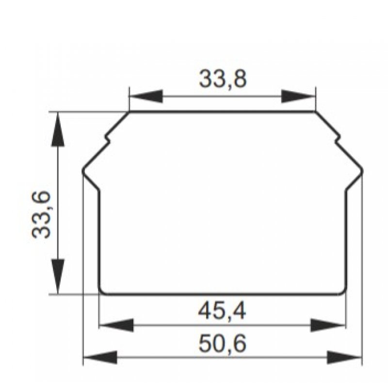 Pokój Płytka skrajna PS-N1, żółta Kod A41-8111 