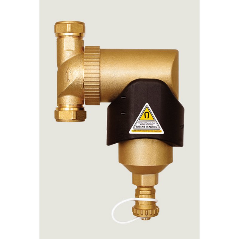 SPIROTECH SPIROTRAP MBC Separator zanieczyszczeń 1 cal, z magnesem, obrotową flanszą i zaworem spustowym KOD UE100WH 