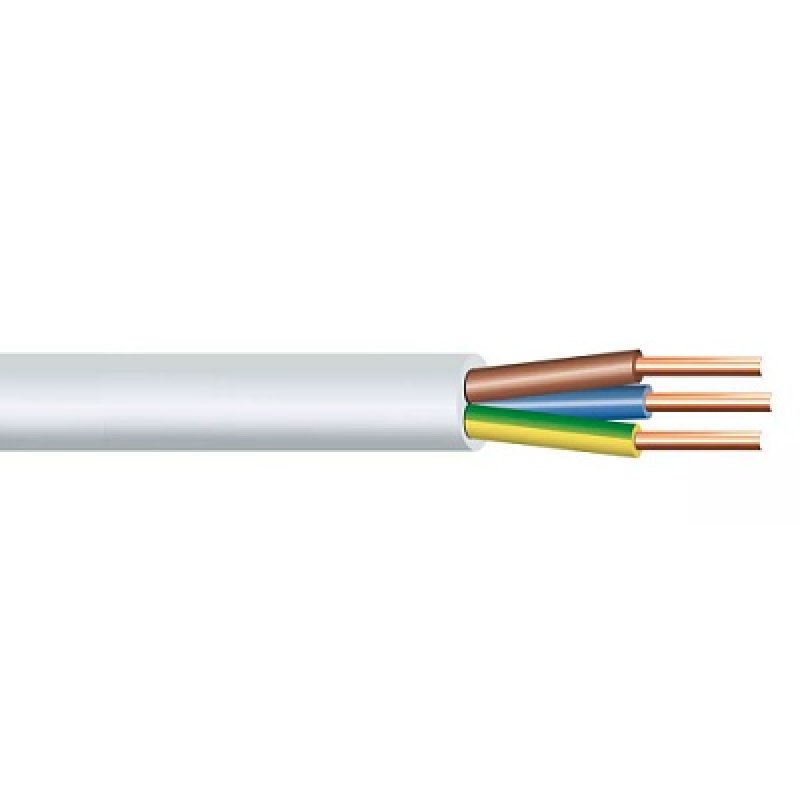 Przewód instalacyjny YDY-ŻO 5x6,0 750V, 5 żył, przekrój żyły 6mm KOD 172170006C0100