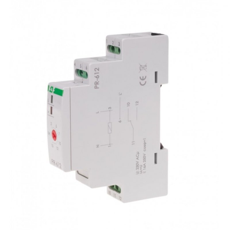 F&F Przekaźnik priorytetowy PR-612, 230 VAC, 16A, 1NO/NC KOD PR-612