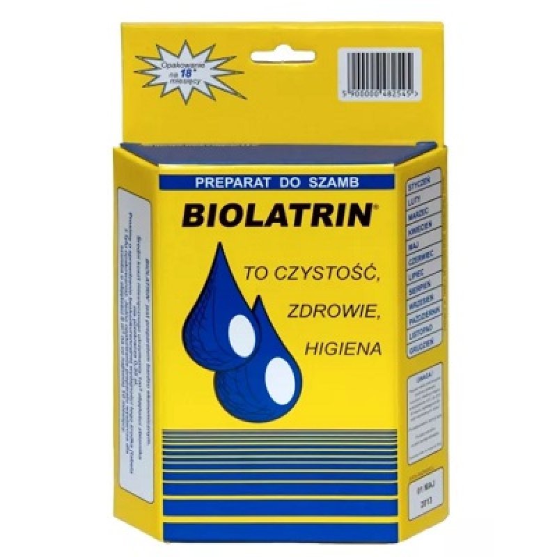 BIOLATRIN Preparat utylizacyjny  do szamb i minioczyszczalni ścieków, 400g Kod: 575454