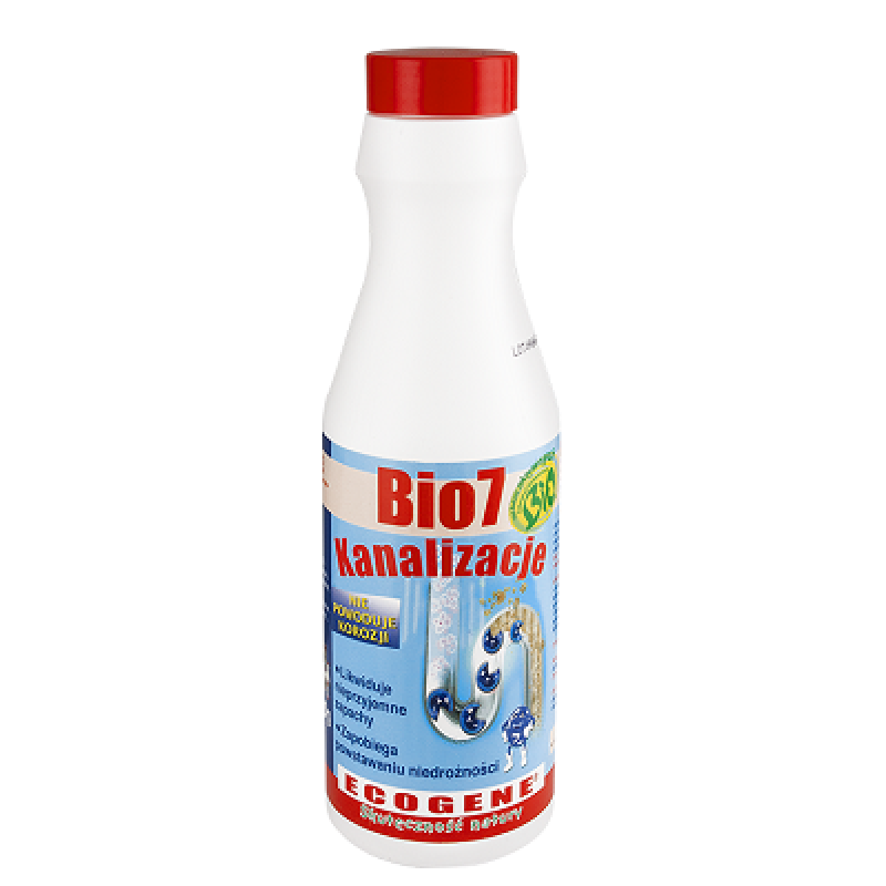 GRAF Preparat BIO 7 Kanalizacje, do udrażniania rur, 500g Kod: BIO7-32524