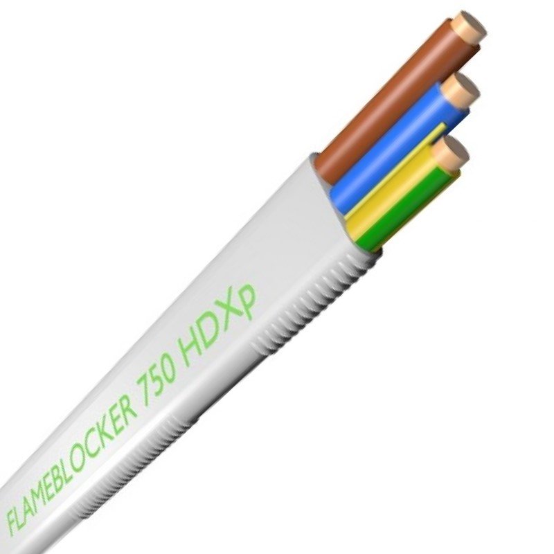 Przewód bezhalogenowy FLAMEBLOCKER 750 HDXpŻO 5x1,5RE, 5 żył, przekrój żyły 1,5mm KOD G-141916