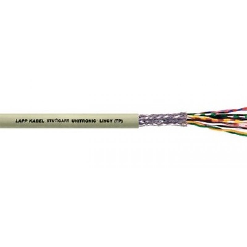 LAPP UNITRONIC Przewód do transmisji danych parowany LiYCY (TP), 4x2x0,75, 4x2 żyły, przekrój żyły 0,75mm2, długość 1m KOD 0035822