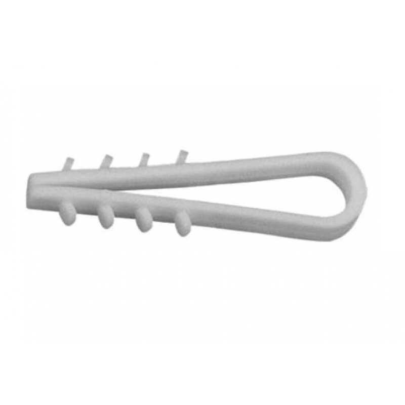 ONNLINE UWO Uchwyt wbijany okrągły, średnica przewodu 8mm, opakowanie 100 sztuk KOD: UWO-8 (100)