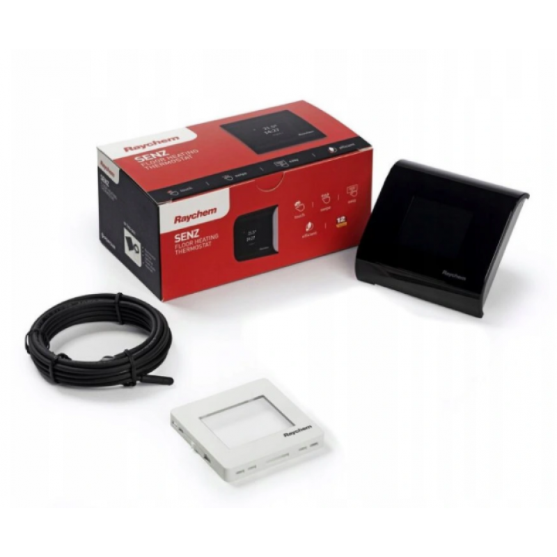 RAYCHEM Termostat R-SENZ z ekranem dotykowym, do ogrzewania podłogowego KOD: 1244-017777