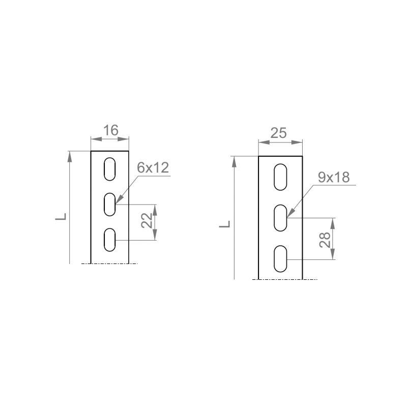 BAKS PLC25/2 Płaskownik, grubość blachy 2 mm, 2 m, KOD: 640520 