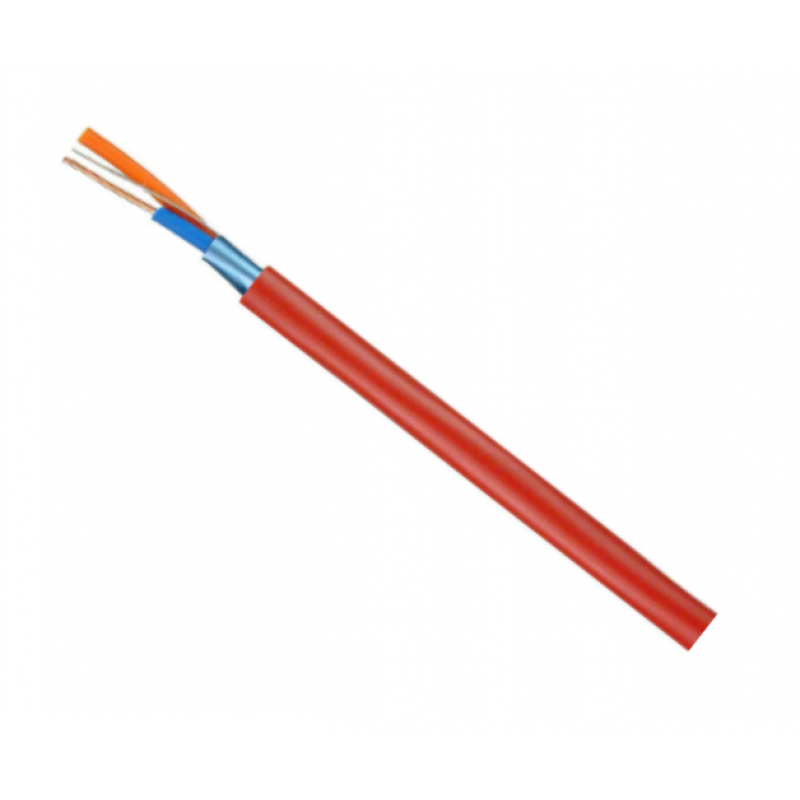 Przewód elektroenergetyczny bezhalogenowy, ognioodporny, typu HLGS, 2 żyłowy, przekrój znamionowy 1,5mm2, 500V KOD: 1197 002 23