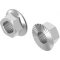 BAKS Nakrętka kołnierzowa ząbkowana NKZM8, 8mm, 100 sztuk w opakowaniu KOD 650245